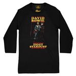 David Bowie Ziggy Stardust & the Spiders from Mars Baseball T-Shirt