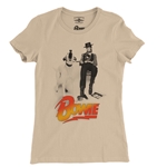 David Bowie with Dog Ladies T Shirt - Relaxed Fit