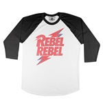 David Bowie Rebel Rebel Baseball T-Shirt