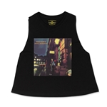 David Bowie Ziggy Stardust Album Cover Racerback Crop Top - Women's