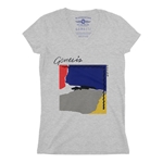 Genesis Abacab Blue Album V-Neck T Shirt - Women's