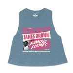 James Brown Famous Flames Racerback Crop Top - Women's