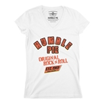 Humble Pie Original Rock n Roll V-Neck T Shirt - Women's
