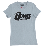 Black David Bowie Diamond Logo Ladies T Shirt - Relaxed Fit