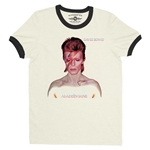 David Bowie Aladdin Sane Album Cover Ringer T-Shirt