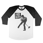 James Brown Halftone Baseball T-Shirt