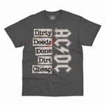 AC/DC Dirty Deeds T-Shirt - Classic Heavy Cotton