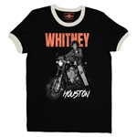 Whitney Houston Motorcycle Ringer T-Shirt