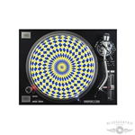 Graphic Optical Illusion The Joker Turntable Slip Mat