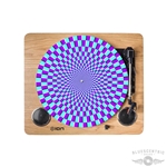Optical Illusion Funky 3D Chess Turntable Slip Mat
