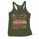 Green Club Paradise Memphis Racerback Tank - Women's