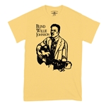 Blind Willie Johnson Line Cut T-Shirt - Classic Heavy Cotton