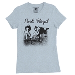 One Color Pink Floyd Atom Heart Mother Ladies T Shirt - Relaxed Fit