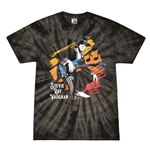 Stevie Ray Vaughan Texas Sunrise Stevie Ray Vaughan Tie-Dye T-Shirt - Black