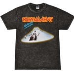 Parliament Mothership Connection Album Cover T-Shirt - Black Mineral Wash