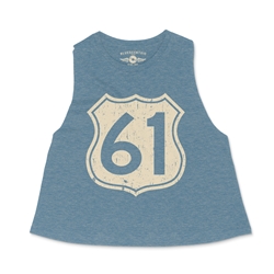 Highway 61 Racerback Crop Top - Women's