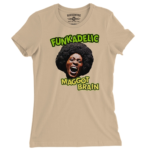 Graphic Funkadelic Maggot Brain Ladies T Shirt - Relaxed Fit - ladiessanddune