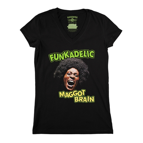 Graphic Funkadelic Maggot Brain V-Neck T Shirt - Women