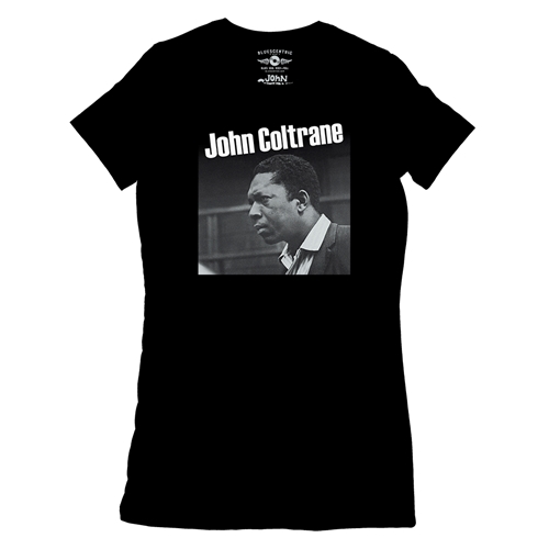 Graphic John Coltrane Ladies T Shirt - Relaxed Fit - ladiesblack