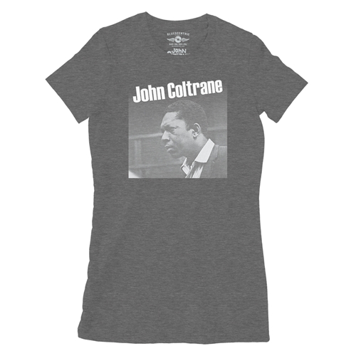 Graphic John Coltrane Ladies T Shirt - Relaxed Fit - ladiesdeepheather