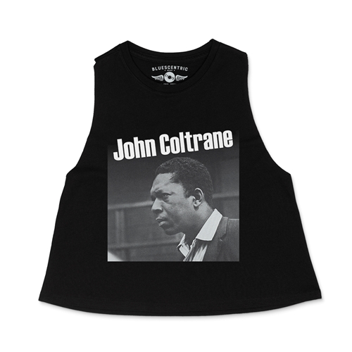 Graphic John Coltrane Racerback Crop Top - Women