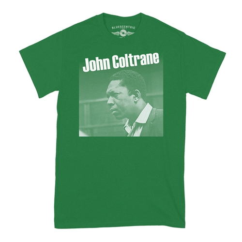 Graphic John Coltrane T-Shirt - Classic Heavy Cotton - classickellygreen