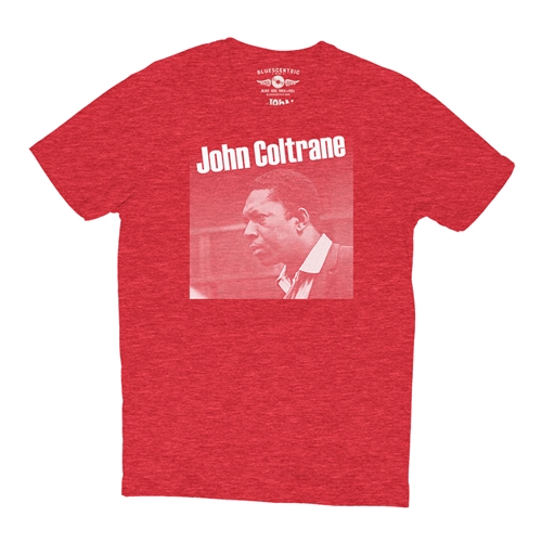 Graphic John Coltrane T-Shirt - Lightweight Vintage Style - vintageheatherred