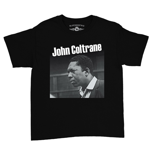 Graphic John Coltrane Youth T-Shirt - Lightweight Vintage Children - youthblack