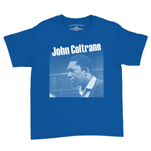 Graphic John Coltrane Youth T-Shirt - Lightweight Vintage Children - youthroyalblue