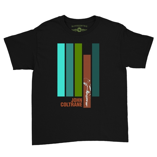 John Coltrane Jazz Youth T-Shirt - Lightweight Vintage Children - youthblack