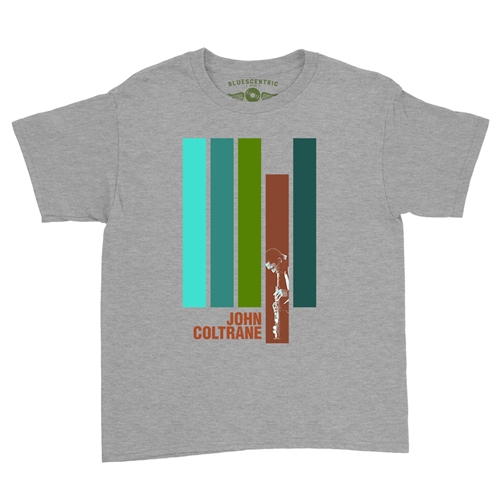 John Coltrane Jazz Youth T-Shirt - Lightweight Vintage Children - youthheatherathletic