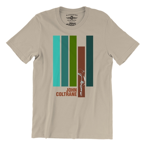 John Coltrane Jazz T-Shirt - Lightweight Vintage Style - vintagecream