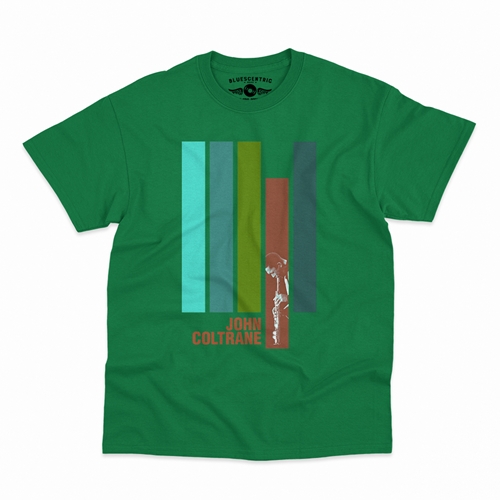 John Coltrane Jazz T-Shirt - Classic Heavy Cotton - classickellygreen