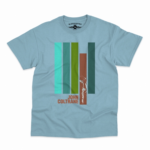 John Coltrane Jazz T-Shirt - Classic Heavy Cotton - classiclightblue