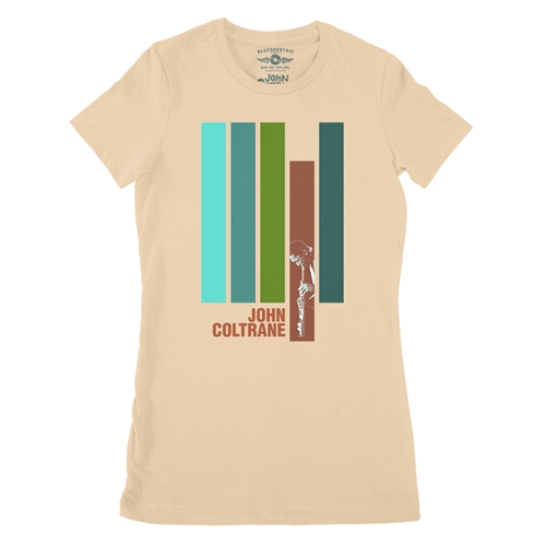 John Coltrane Jazz Ladies T Shirt - Relaxed Fit - ladiessanddune