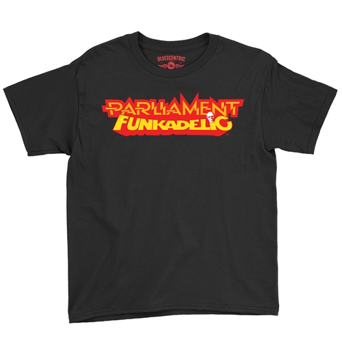 Parliament-Funkadelic Logo Youth T-Shirt - Lightweight Vintage Children & Toddlers - youthblack