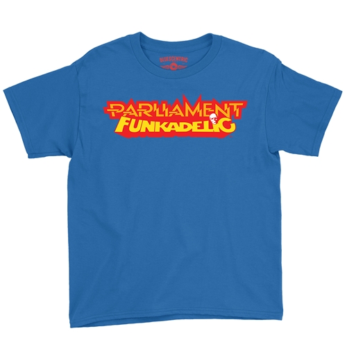 Parliament-Funkadelic Logo Youth T-Shirt - Lightweight Vintage Children & Toddlers - youthroyalblue