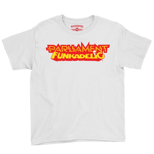 Parliament-Funkadelic Logo Youth T-Shirt - Lightweight Vintage Children & Toddlers - youthwhite