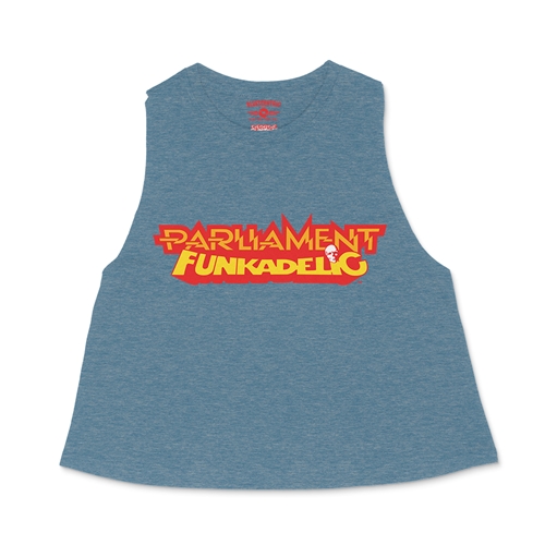 Parliament-Funkadelic Logo Racerback Crop Top - Women