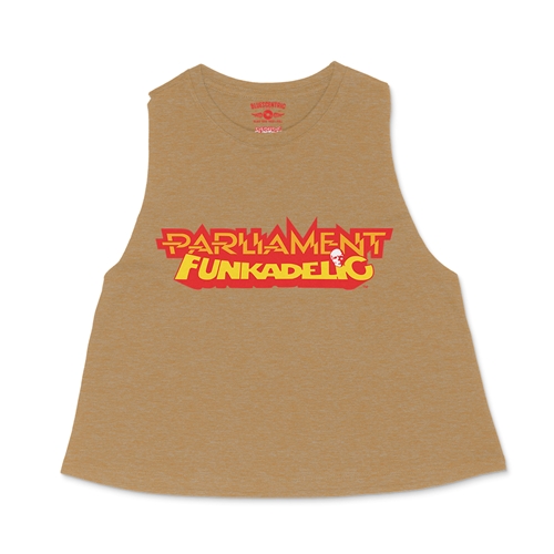 Parliament-Funkadelic Logo Racerback Crop Top - Women