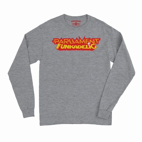 Parliament-Funkadelic Logo Long Sleeve T-Shirt - longsleeveathleticheather