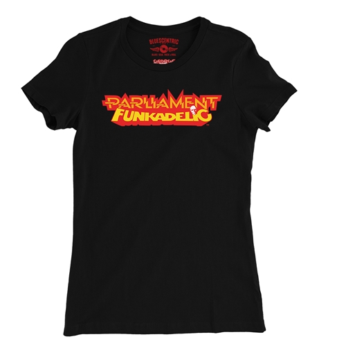 Parliament-Funkadelic Logo Ladies T Shirt - Relaxed Fit - ladiesblack