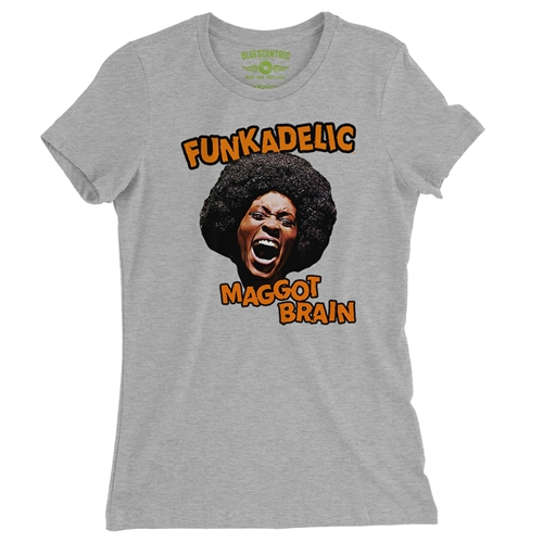 Orange Funkadelic Maggot Brain Ladies T Shirt - Relaxed Fit - ladiesathleticheather