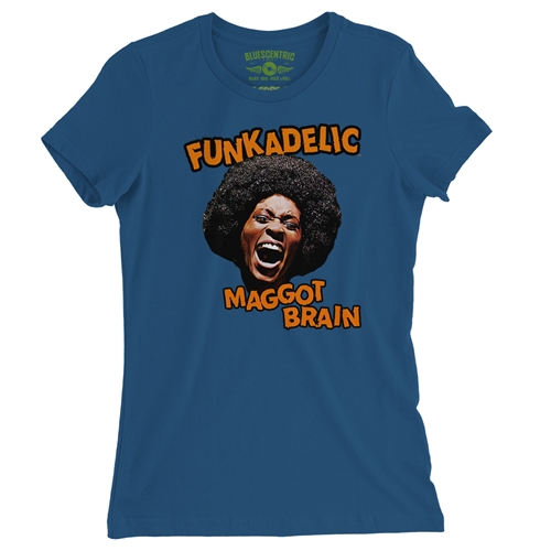 Orange Funkadelic Maggot Brain Ladies T Shirt - Relaxed Fit - ladiesblue