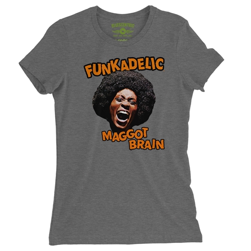 Orange Funkadelic Maggot Brain Ladies T Shirt - Relaxed Fit - ladiesdeepheather