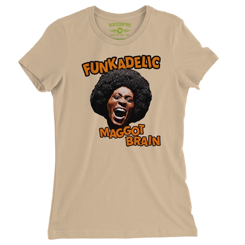 Orange Funkadelic Maggot Brain Ladies T Shirt - Relaxed Fit - ladiessanddune