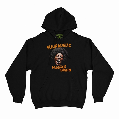 Orange Funkadelic Maggot Brain Pullover Hoodie - hoodieblack