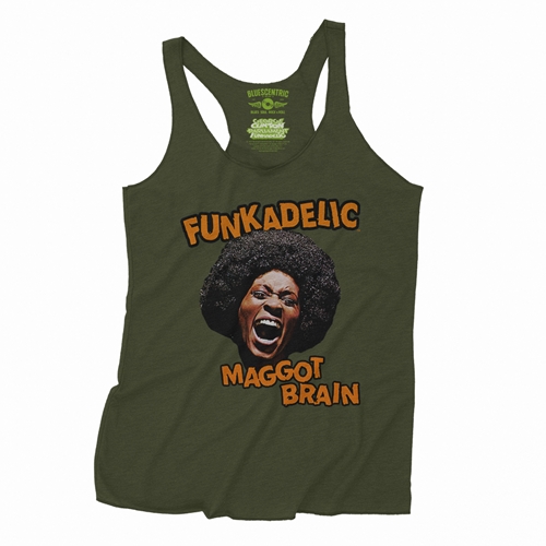 Orange Funkadelic Maggot Brain Racerback Tank - Women