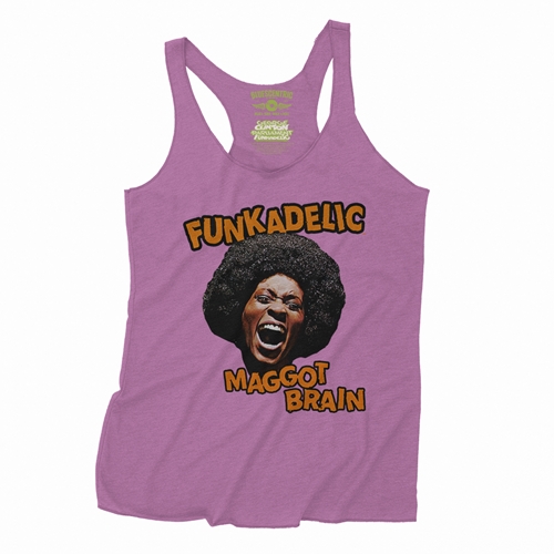 Orange Funkadelic Maggot Brain Racerback Tank - Women