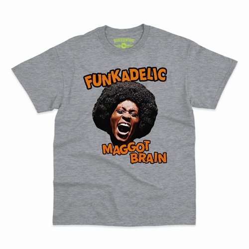 Orange Funkadelic Maggot Brain T-Shirt - Classic Heavy Cotton - classicathleticheather